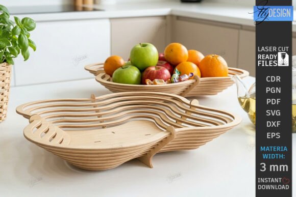 Download Wooden Layered Contour Bowl Laser Cut - Tour Collection