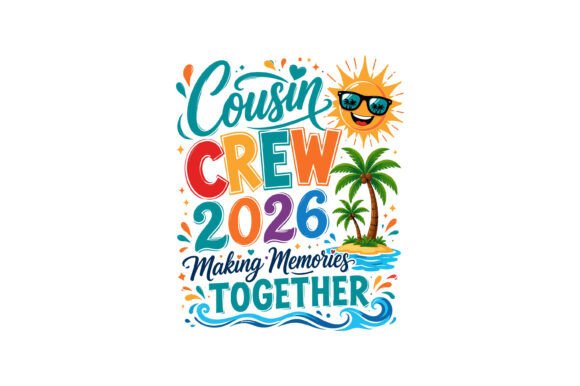 Download Cousin Crew 2026 Family Trip SVG - Trip Collection