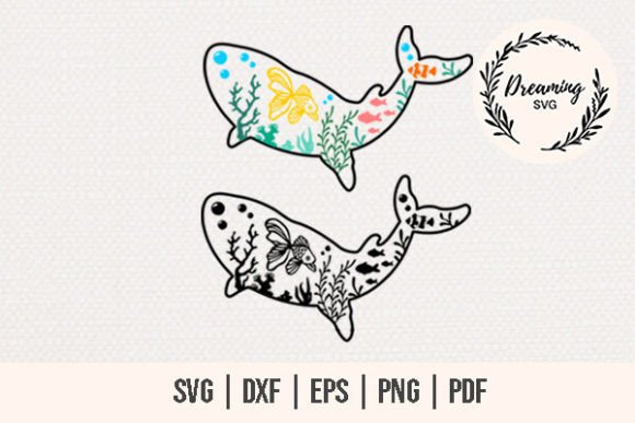Download Blue Whale SVG - Beach Life - Undersea - Blue Collection