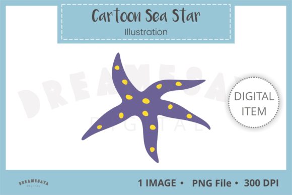 Download Cartoon Sea Star Png Clip Art - Premium Resources