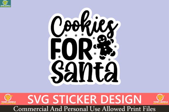 Download Cookies for Santa Sticker Design - Sticker Collection