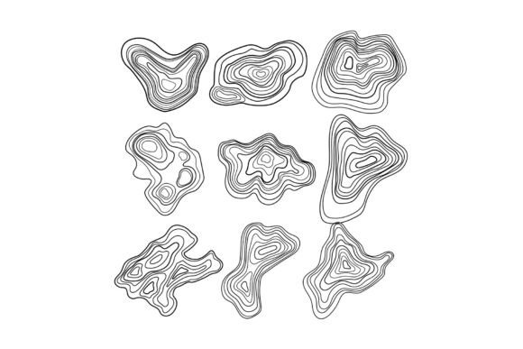 Download Abstract Topographic Contour Map Lines P - Tour Collection
