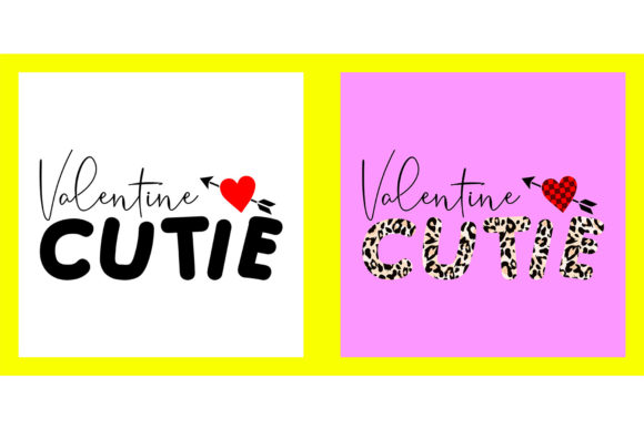 Download Valentine Cutie. Valentine Shirt Design - Premium Bundle